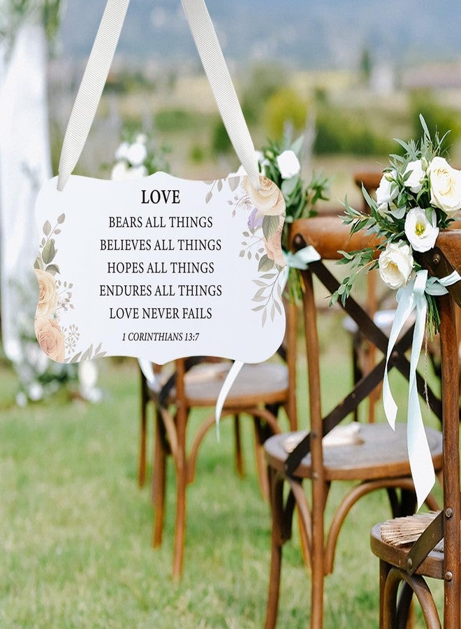 HDHBP Christian Religious Wedding Wall Decor Christian Wedding Decor Bible Verse Engagement Anniversary Acrylic wall Sign - Image 5